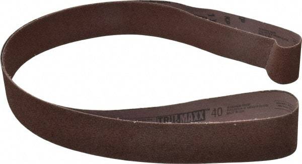 Tru-Maxx - 2" Wide x 72" OAL, 40 Grit, Aluminum Oxide Abrasive Belt - Aluminum Oxide, Coarse, Coated - Makers Industrial Supply