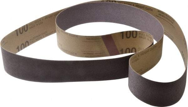 Tru-Maxx - 2" Wide x 72" OAL, 100 Grit, Aluminum Oxide Abrasive Belt - Aluminum Oxide, Fine, Coated - Makers Industrial Supply