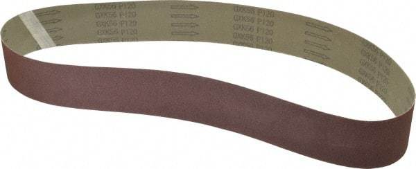 Tru-Maxx - 2-1/2" Wide x 48" OAL, 120 Grit, Aluminum Oxide Abrasive Belt - Aluminum Oxide, Fine, Coated - Makers Industrial Supply