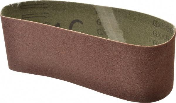 Tru-Maxx - 3" Wide x 18" OAL, 120 Grit, Aluminum Oxide Abrasive Belt - Aluminum Oxide, Fine, Coated - Makers Industrial Supply