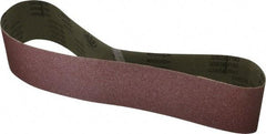 Tru-Maxx - 4" Wide x 48" OAL, 80 Grit, Aluminum Oxide Abrasive Belt - Aluminum Oxide, Medium, Coated - Makers Industrial Supply