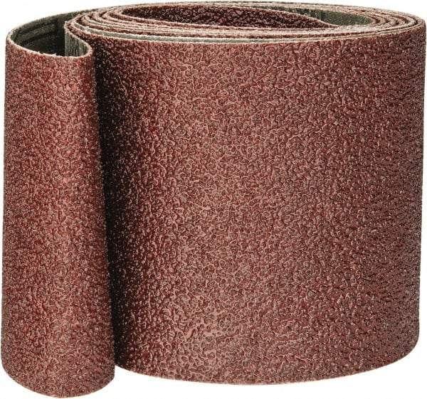 Tru-Maxx - 4" Wide x 132" OAL, 40 Grit, Aluminum Oxide Abrasive Belt - Aluminum Oxide, Coarse, Coated - Makers Industrial Supply