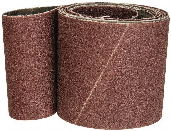 Tru-Maxx - 4" Wide x 132" OAL, 60 Grit, Aluminum Oxide Abrasive Belt - Aluminum Oxide, Medium, Coated - Makers Industrial Supply