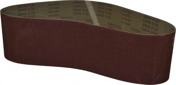 Tru-Maxx - 6" Wide x 48" OAL, 120 Grit, Aluminum Oxide Abrasive Belt - Aluminum Oxide, Fine, Coated - Makers Industrial Supply