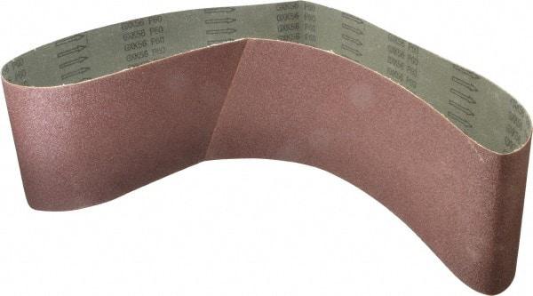 Tru-Maxx - 6" Wide x 60" OAL, 60 Grit, Aluminum Oxide Abrasive Belt - Aluminum Oxide, Medium, Coated - Makers Industrial Supply