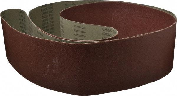 Tru-Maxx - 6" Wide x 132" OAL, 80 Grit, Aluminum Oxide Abrasive Belt - Aluminum Oxide, Medium, Coated - Makers Industrial Supply