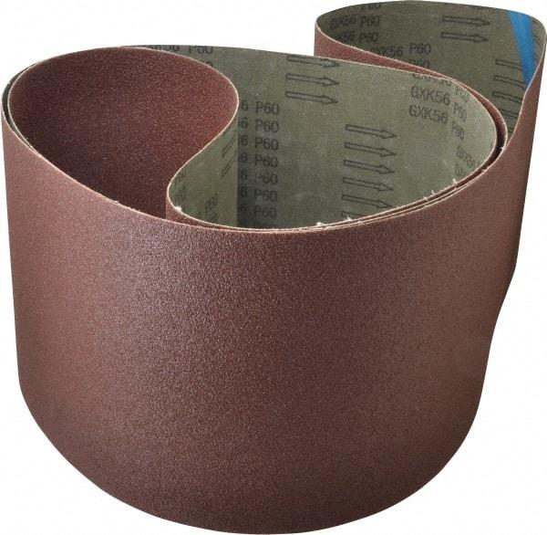 Tru-Maxx - 8" Wide x 107" OAL, 60 Grit, Aluminum Oxide Abrasive Belt - Aluminum Oxide, Medium, Coated - Makers Industrial Supply