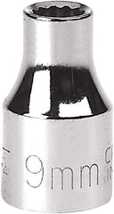 Craftsman Industrial - 1/2" Drive, Standard Hand Socket - 12 Points - Makers Industrial Supply