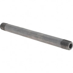 Made in USA - Schedule 80, 1/8" Diam x 4-1/2" Long Black Pipe Nipple - Threaded - Makers Industrial Supply