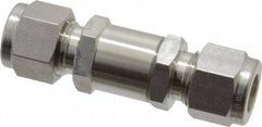 Ham-Let - 3/8" Stainless Steel Check Valve - Inline, Comp x Comp, 3,000 WOG - Makers Industrial Supply