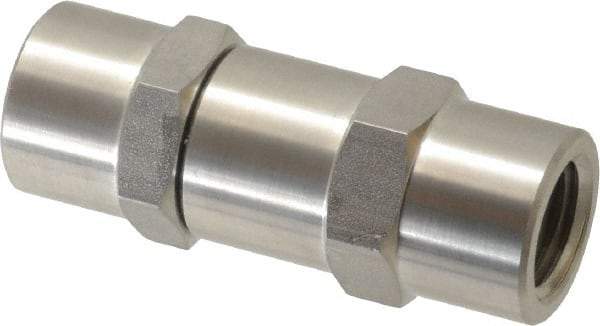 Ham-Let - 1/4" Stainless Steel Check Valve - Inline, FNPT x FNPT, 3,000 WOG - Makers Industrial Supply