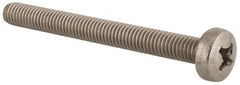 Value Collection - M6x1.00 Metric Coarse, 60mm Length Under Head Phillips Drive Machine Screw - Pan Head, Grade 18-8 & A2 Stainless Steel, Uncoated, Without Washer - Makers Industrial Supply