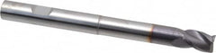 Niagara Cutter - 3/8", 3 Flute, Single End, Solid Carbide, 0.02" Corner Radius End Mill - 4" OAL, 35° Helix, Right Hand Flute, 1/2" LOC, Right Hand Cut, 2-1/8" Extended Reach - Makers Industrial Supply