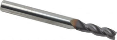 Niagara Cutter - 7/32", 3 Flute, Single End, Solid Carbide, 0.0150 - 0.0200" Corner Radius End Mill - 2-1/2" OAL, 35° Helix, Right Hand Flute, 3/4" LOC, Right Hand Cut - Makers Industrial Supply