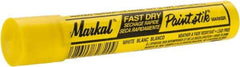 Markal - White Paint Marker - Round Crayon Tip, Alcohol Base Ink - Makers Industrial Supply