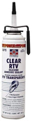 Permatex - 7.25 oz Can Clear RTV Silicone Joint Sealant - -75 to 400°F Operating Temp, 24 hr Full Cure Time - Makers Industrial Supply