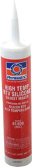 Permatex - 11 oz Cartridge Red RTV Silicone Gasket Sealant - -65 to 600°F Operating Temp, 24 hr Full Cure Time - Makers Industrial Supply