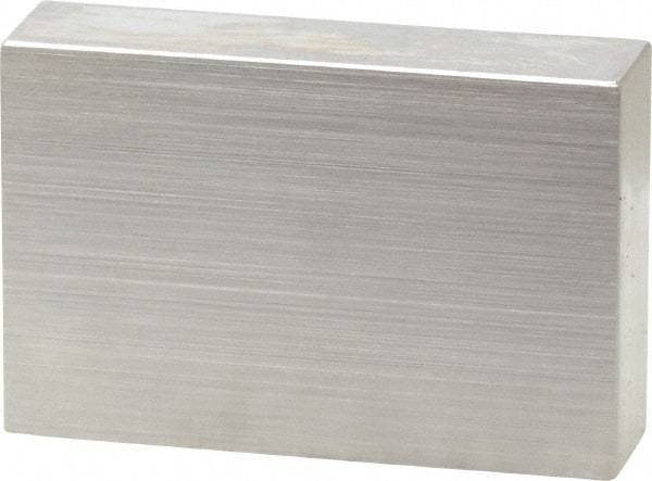 Mitutoyo - 0.9" Rectangular Steel Gage Block - Accuracy Grade 0, Includes Certificate of Inspection - Makers Industrial Supply