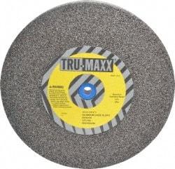 Tru-Maxx - 36 Grit Aluminum Oxide Bench & Pedestal Grinding Wheel - 10" Diam x 1" Hole x 1-1/2" Thick, 3250 Max RPM, P Hardness, Very Coarse Grade , Vitrified Bond - Makers Industrial Supply