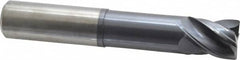 Accupro - 1" Diam 4 Flute Solid Carbide 0.02" Chamfer Width Corner Chamfer End Mill - Makers Industrial Supply