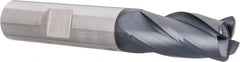 SGS - 1/2" Diam 4 Flute Solid Carbide 0.06" Corner Radius End Mill - Exact Industrial Supply