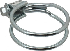 Made in USA - 1-1/8" Wide, Steel Wire Clamp for Tube & Hose - Makers Industrial Supply