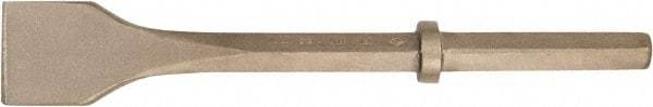 Ampco - 2-1/2" Head Width, 18" OAL, 3/4" Shank Diam, Chisel - Hex Drive, Hex Shank - Makers Industrial Supply