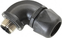 Murrplastik - 1/2" Trade, Nylon Compression Angled Liquidtight Conduit Connector - Noninsulated - Makers Industrial Supply