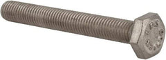 Value Collection - 1/4-28 UNF, 2" Length Under Head Hex Head Cap Screw - Fully Threaded, Grade 316 Stainless Steel, Uncoated, 7/16" Hex - Makers Industrial Supply