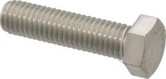 Value Collection - 1/2-13 UNC, 2" Length Under Head Hex Head Cap Screw - Fully Threaded, Grade 316 Stainless Steel, Uncoated, 3/4" Hex - Makers Industrial Supply