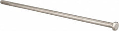 Value Collection - 3/8-16 UNC, 12" Length Under Head Hex Head Cap Screw - Partially Threaded, Grade 18-8 Stainless Steel, Uncoated, 9/16" Hex - Makers Industrial Supply