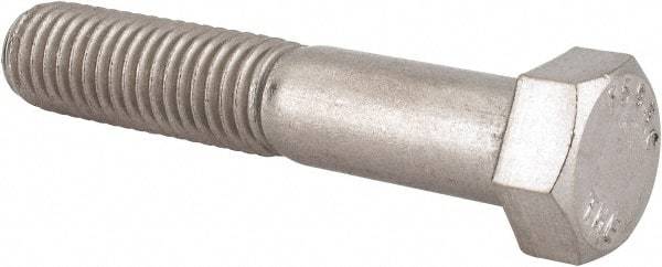 Value Collection - 9/16-12 UNC, 3" Length Under Head Hex Head Cap Screw - Partially Threaded, Grade 18-8 Stainless Steel, Uncoated, 13/16" Hex - Makers Industrial Supply