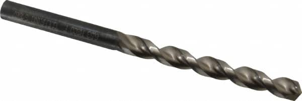 Jobber Length Drill Bit: 0.2571″ Dia, 130 °, Cobalt Bright/Uncoated, Right Hand Cut, Parabolic Flute, Straight-Cylindrical Shank, Series 622