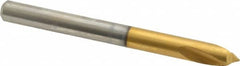 Guhring - 1/4" Body Diam, 90°, 70mm OAL, High Speed Steel Spotting Drill - Makers Industrial Supply