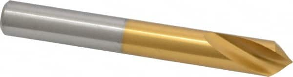 Guhring - 1/2" Body Diam, 90°, 102mm OAL, High Speed Steel Spotting Drill - Makers Industrial Supply