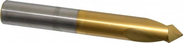 Guhring - 5/8" Body Diam, 90°, 115mm OAL, High Speed Steel Spotting Drill - Makers Industrial Supply