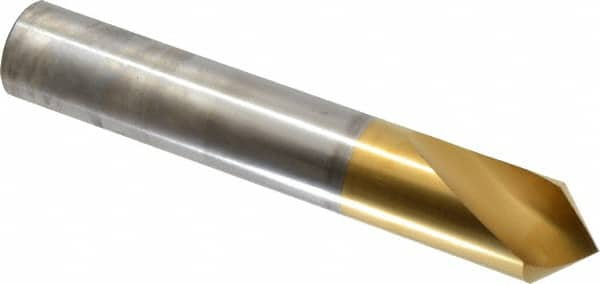 Guhring - 1" Body Diam, 90°, 156mm OAL, High Speed Steel Spotting Drill - Makers Industrial Supply