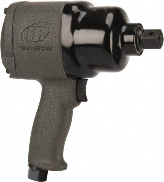 Ingersoll-Rand - 3/4" Drive, 6,000 RPM, 1,250 Ft/Lb Torque Impact Wrench - Pistol Grip Handle, 1,025 IPM, 46 CFM, 3/8" NPT Inlet - Makers Industrial Supply