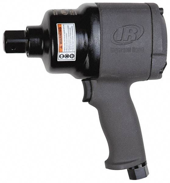 Ingersoll-Rand - 1" Drive, 6,000 RPM, 1,250 Ft/Lb Torque Impact Wrench - Pistol Grip Handle, 1,025 IPM, 46 CFM, 3/8" NPT Inlet - Makers Industrial Supply