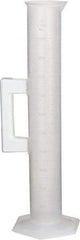 Bel-Art - 1,000 ml Polypropylene Graduated Cylinder - 10 ml Graduation, 2-17/32" Diam x 17-19/64" High - Makers Industrial Supply