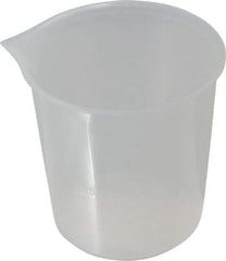 Bel-Art - 250 ml Polypropylene Graduated Beaker - 50 ml Graduation, 3-19/64" Diam x 3-7/16" High - Makers Industrial Supply