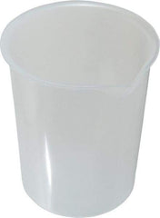 Bel-Art - 600 ml Polypropylene Graduated Beaker - 100 ml Graduation, 4-19/64" Diam x 5" High - Makers Industrial Supply