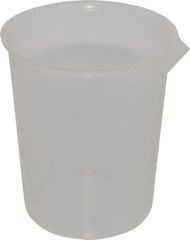 Bel-Art - 1,000 ml Polypropylene Graduated Beaker - 100 ml Graduation, 5-1/8" Diam x 5-15/16" High - Makers Industrial Supply