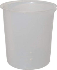 Bel-Art - 4,000 ml Polypropylene Graduated Beaker - 1,000 ml Graduation, 8-29/64" Diam x 9-5/64" High - Makers Industrial Supply