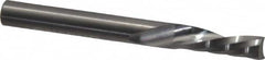 Onsrud - 1/4" Cutting Diam x 3/4" Length of Cut, 1 Flute, Downcut Spiral Router Bit - Uncoated, Right Hand Cut, Solid Carbide, 2-1/2" OAL x 1/4" Shank Diam, Single Edge, 21° Helix Angle - Makers Industrial Supply