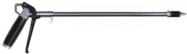 Coilhose Pneumatics - 150 Max psi High Force Aluminum Tip Pistol Grip Blow Gun - 1/4 NPT, 36" Tube Length, Aluminum - Makers Industrial Supply