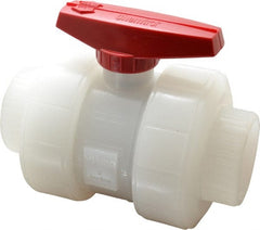 NIBCO - 2" Pipe, Full Port, Polypropylene True Union Design Ball Valve - Makers Industrial Supply