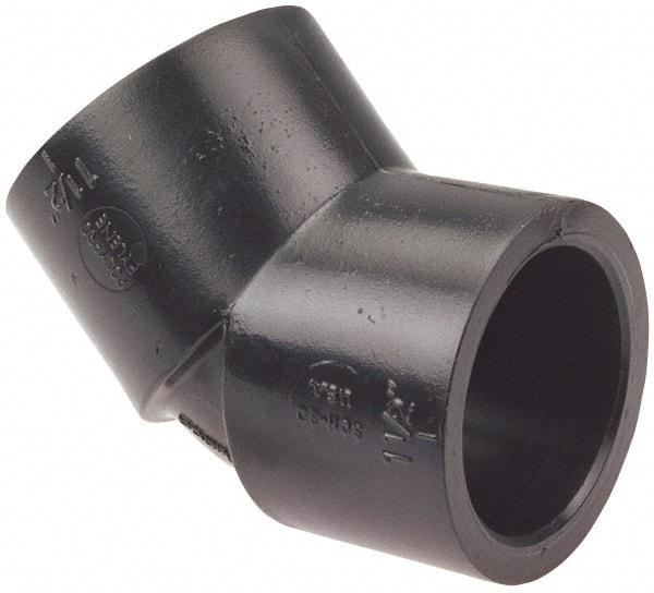 NIBCO - 6" Polypropylene Plastic Pipe Fitting - S x S End Connections - Makers Industrial Supply