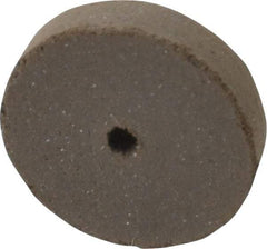 Cratex - 5/8" Diam x 1/16" Hole x 1/8" Thick, Surface Grinding Wheel - Silicon Carbide, Medium Grade, 25,000 Max RPM, Rubber Bond, No Recess - Makers Industrial Supply