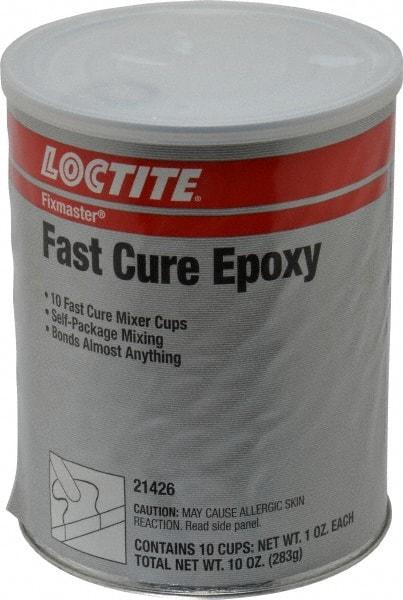 Loctite - 1 oz Can Two Part Epoxy - 5 min Working Time, 1,955 psi Shear Strength, Series Fixmaster - Makers Industrial Supply